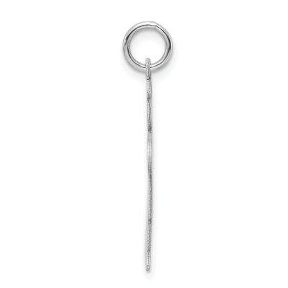 Sterling Silver Rhodium Plated Hugs Kid Charm