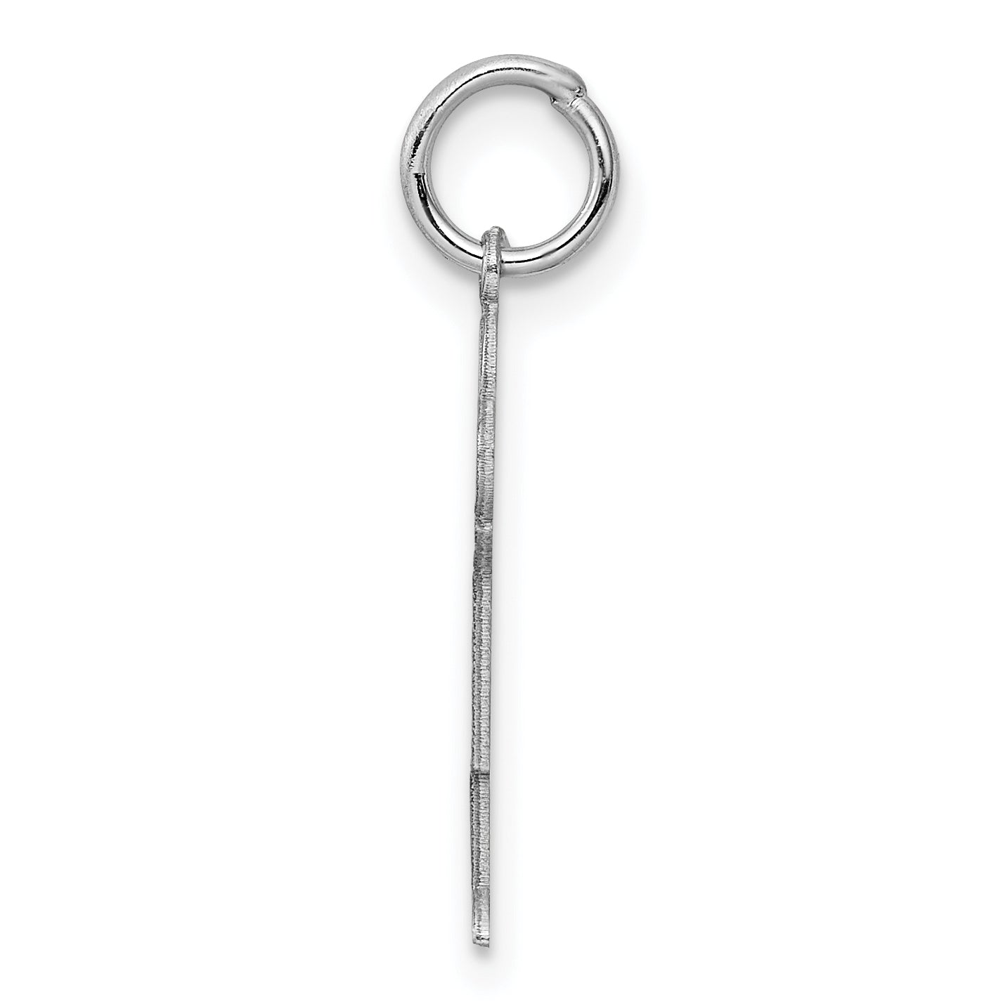 Sterling Silver Rhodium Plated Kid Charm