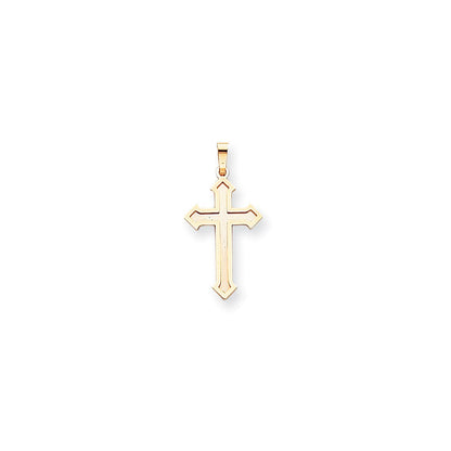 14k Two-tone Gold Passion Cross Pendant