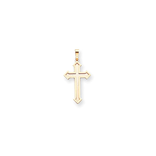 14k Two-tone Gold Passion Cross Pendant