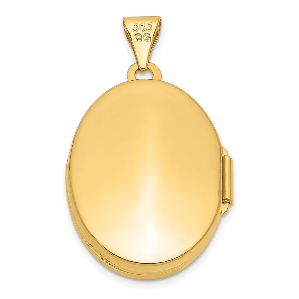 14k Yellow Gold 14k Polished Oval Locket