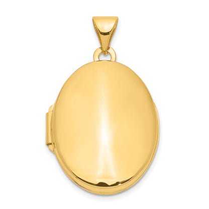 14k Yellow Gold 14k Polished Oval Locket