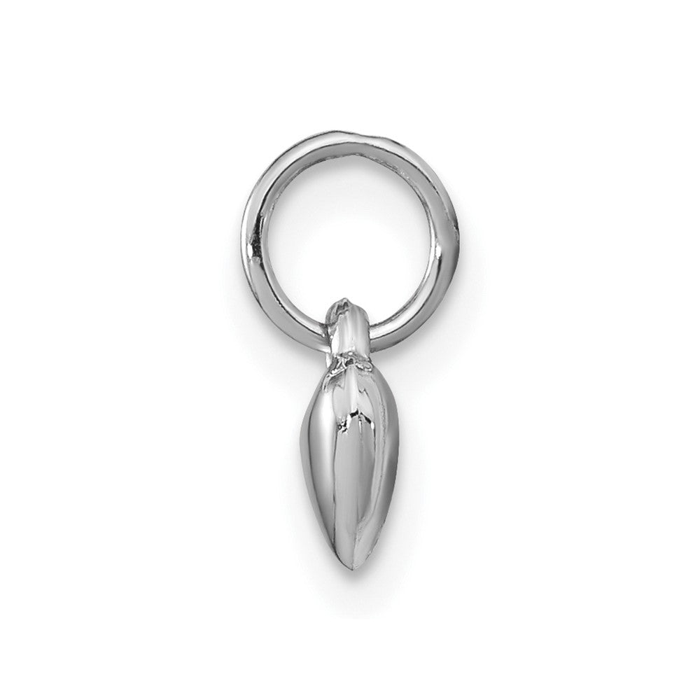 14k Two-tone 14k Two-toned 12mm Diamond LOVE w/Heart Charm Heart Locket