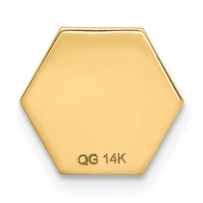 14k Yellow Gold 14k Non-enameled Attachable Medical Emblem Charm