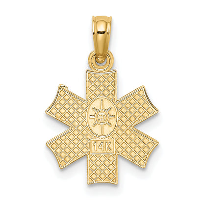 14k Yellow Gold 14k Medical Jewelry Symbol Charm