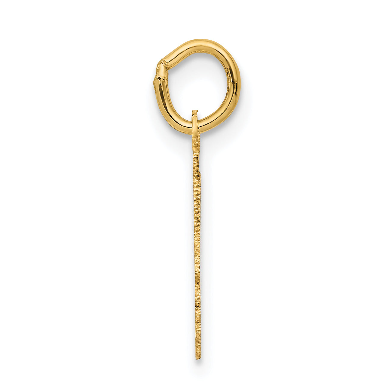 14k Yellow Gold 14k .013 Depth Engravable Boy Head Charm