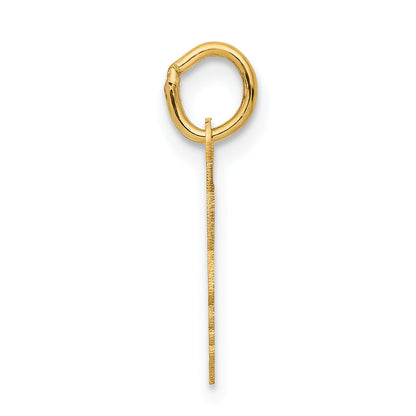 14k Yellow Gold 14k .013 Depth Engravable Boy Head Charm