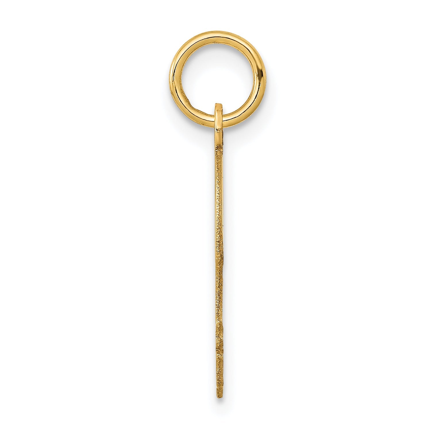 14k Yellow Gold 14k .011 Depth Engravable Boy Head Charm