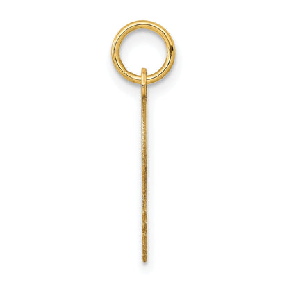 14k Yellow Gold 14k .013 Depth Engravable Boy Head Charm