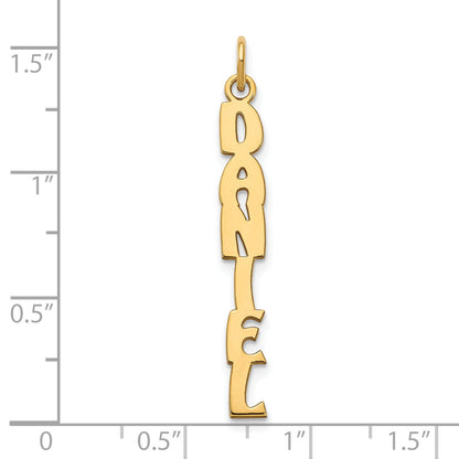 Gold Plated Sterling Silver/Gold Hobo Extra Font Name Plate Charm