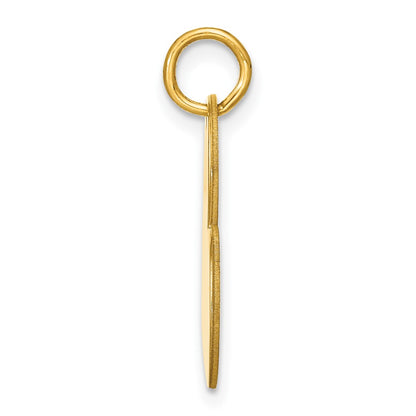 Gold Plated Sterling Silver/Gold Blank Heart Charm