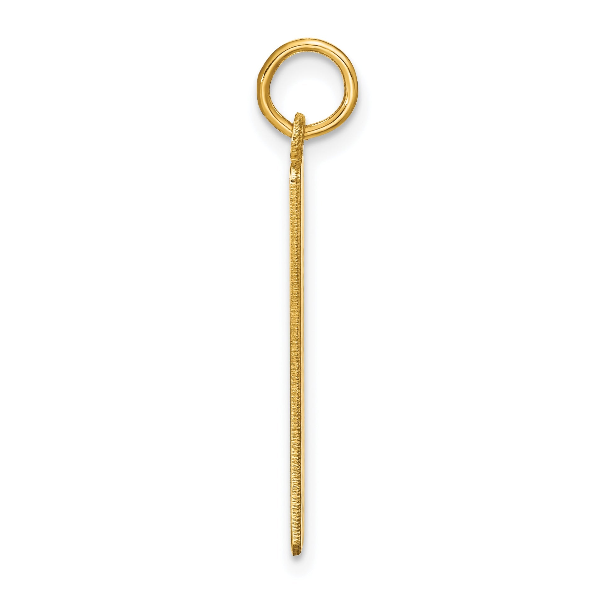 14k Yellow Gold 14k Yellow Gold Medium Blank Bar Charm