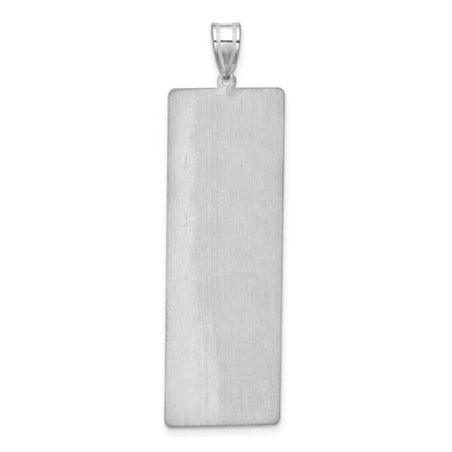 14K White Gold 4 Name Family Pendant