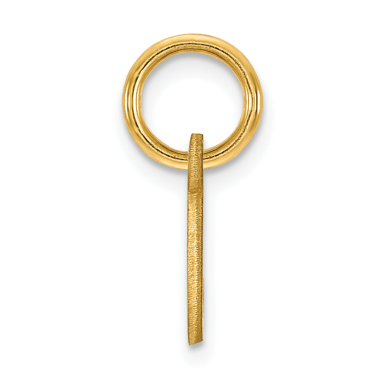 14k Yellow Gold 14KY Upper case Letter C Initial Charm