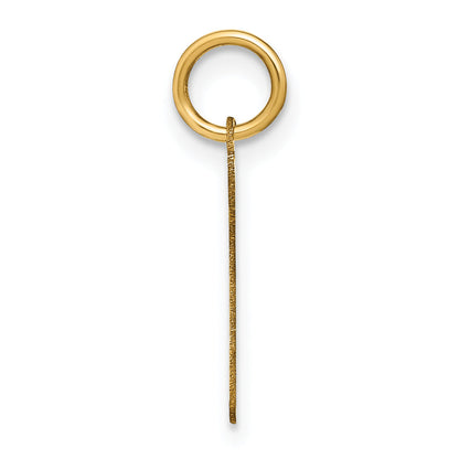 14k Yellow Gold 14KY Lower case Letter P Initial Charm