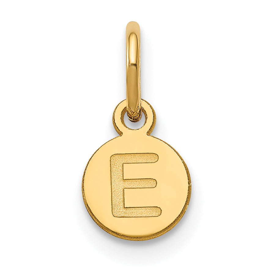 14k Yellow Gold 14k Yellow Gold 1 Letter Bubble Pendant