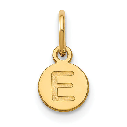 14k Yellow Gold 14k Yellow Gold 1 Letter Bubble Pendant