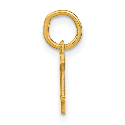 14k Yellow Gold 14KY Letter C Initial Pendant