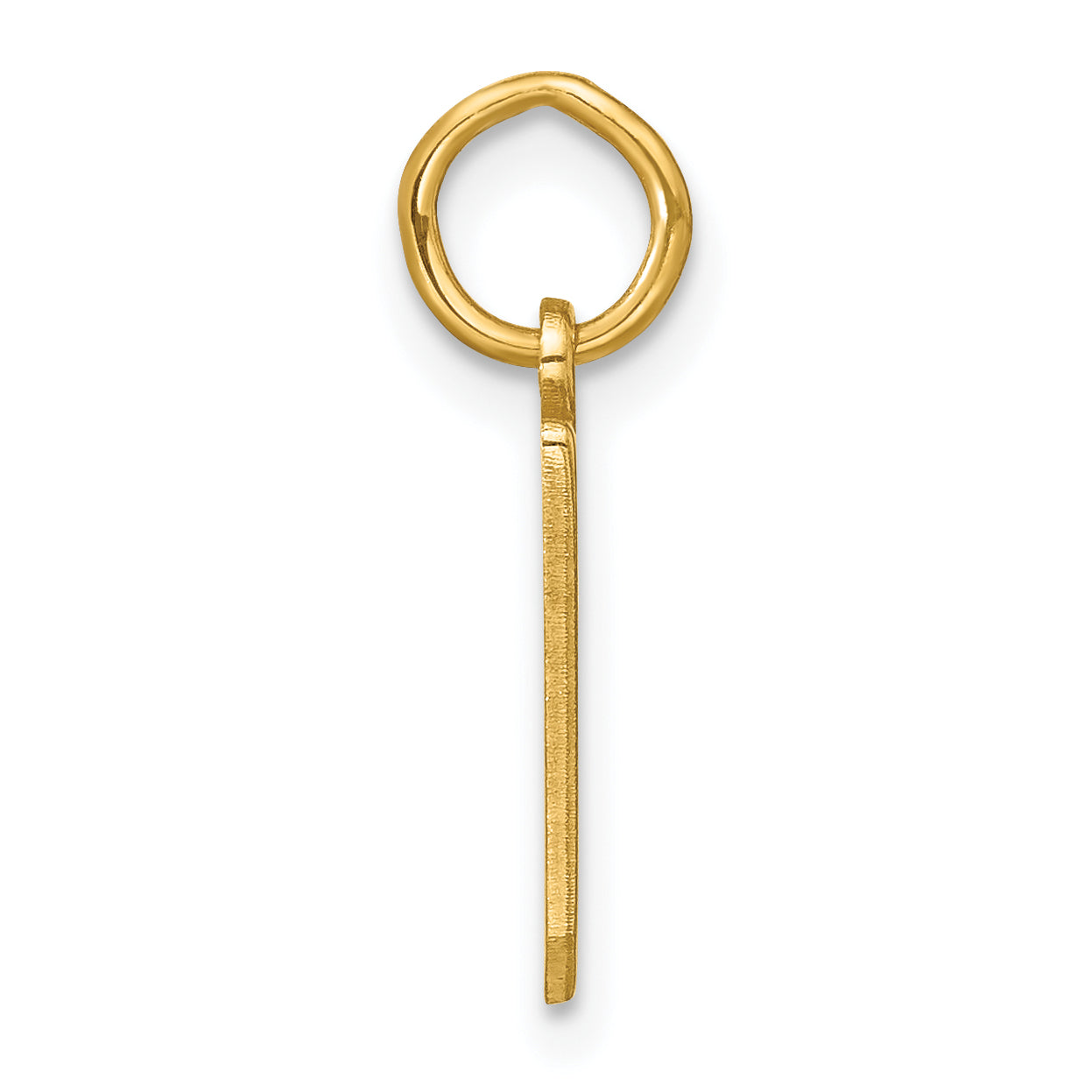 14k Yellow Gold 14KY Letter D Initial Pendant