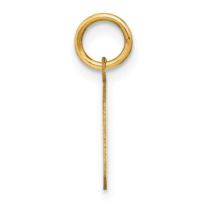 14k Yellow Gold 14KY Letter G Initial Pendant