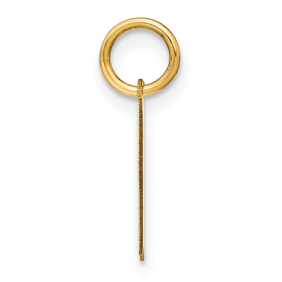 14k Yellow Gold 14KY Letter K Initial Pendant