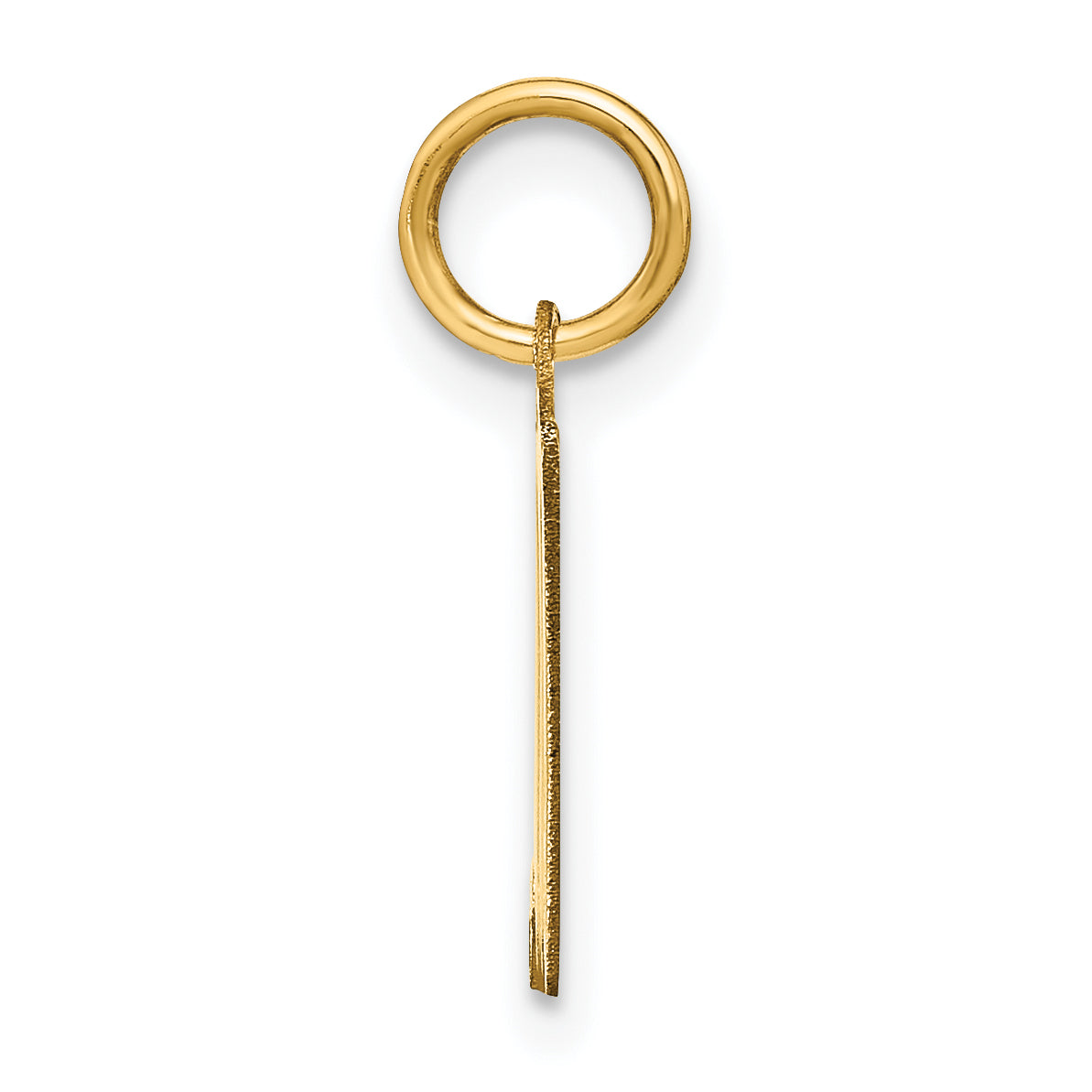 14k Yellow Gold 14KY Letter M Initial Pendant