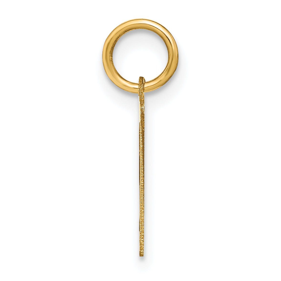 14k Yellow Gold 14KY Letter P Initial Pendant