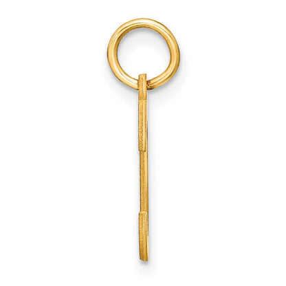 14k Yellow Gold 14ky Letter C Initial Pendant