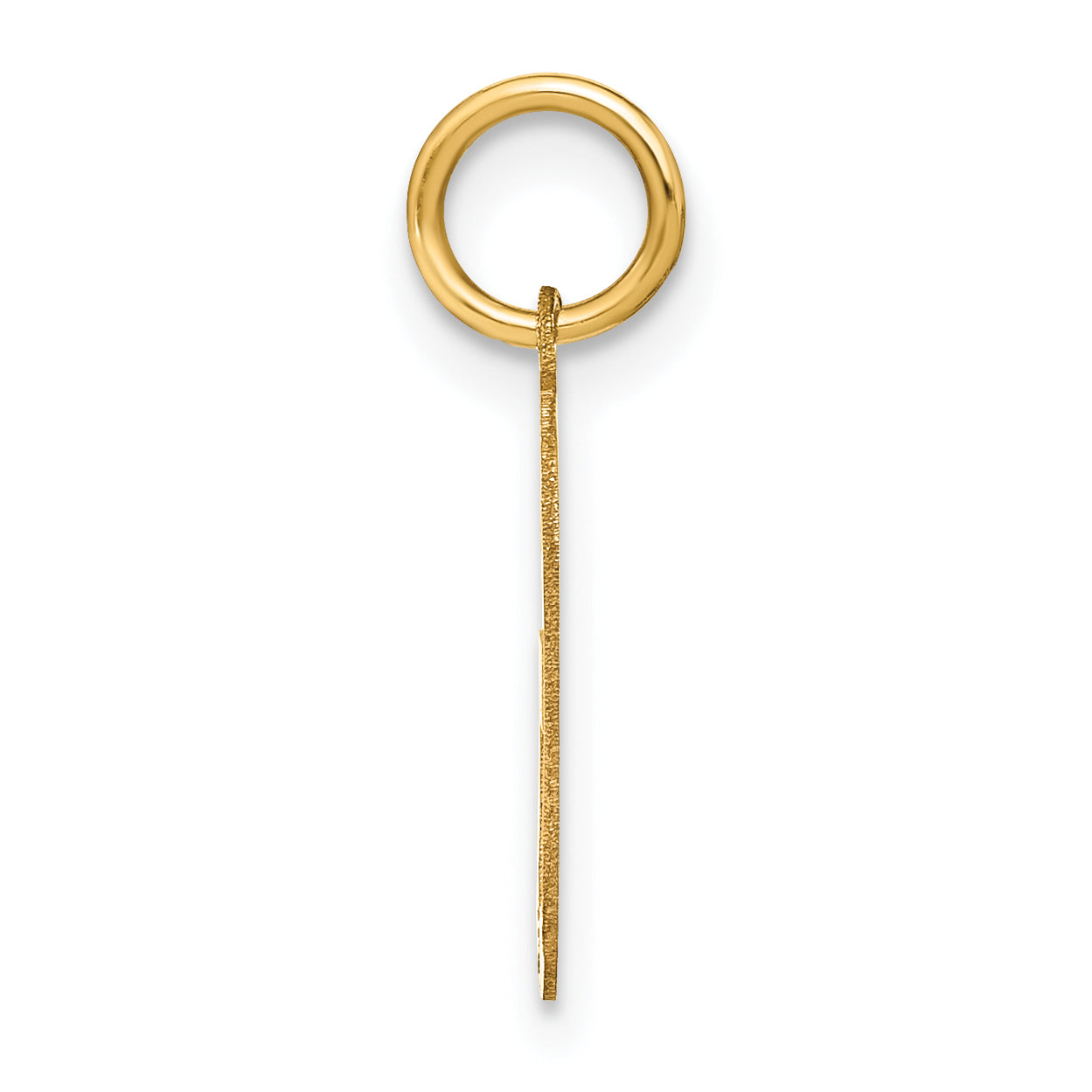 14k Yellow Gold 14ky Letter G Initial Pendant