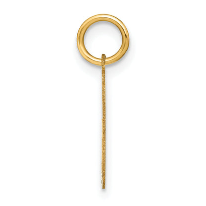 14k Yellow Gold 14ky Letter G Initial Pendant