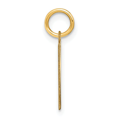14k Yellow Gold 14ky Letter M Initial Pendant