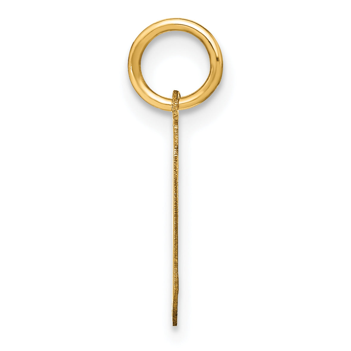 14K Yellow Gold 14Ky Lowercase Letter G Initial Pendant