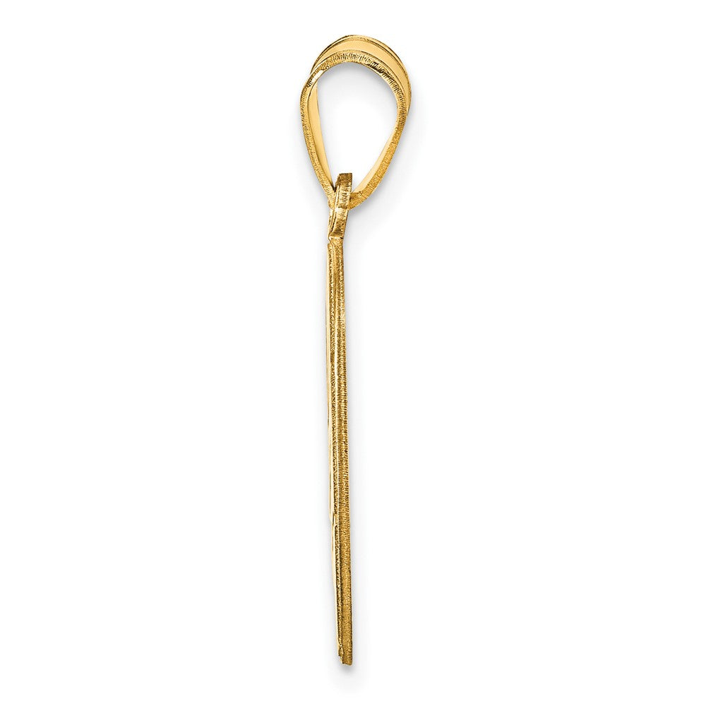 Gold Plated Sterling Silver/Gold Personalized Basketball Pendant