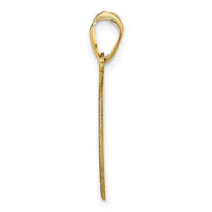 Gold Plated Sterling Silver/Gold Personalized Baseball Pendant