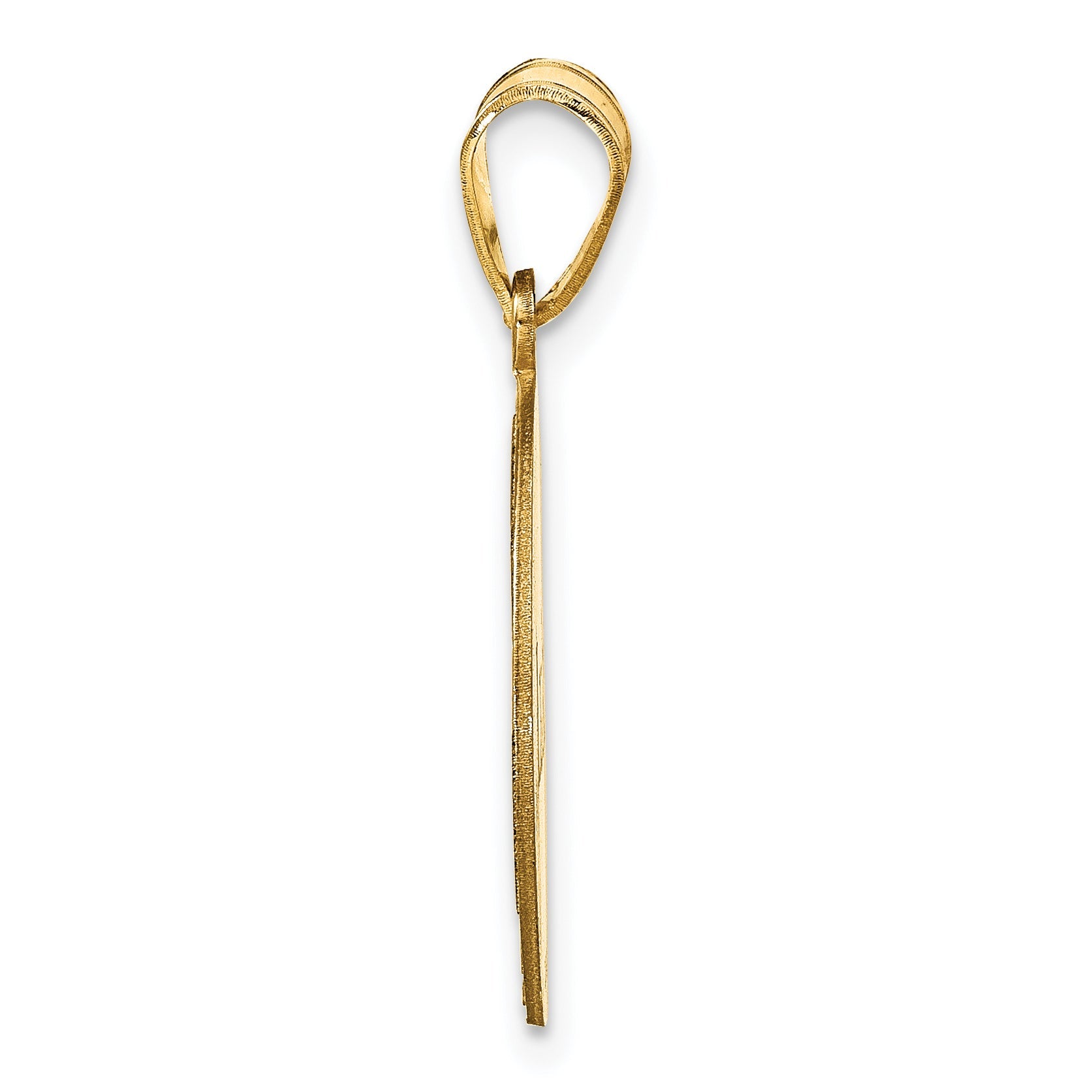 Gold Plated Sterling Silver/Gold Personalized Soccer Pendant