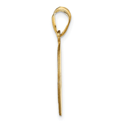 Gold Plated Sterling Silver/Gold Personalized Soccer Pendant