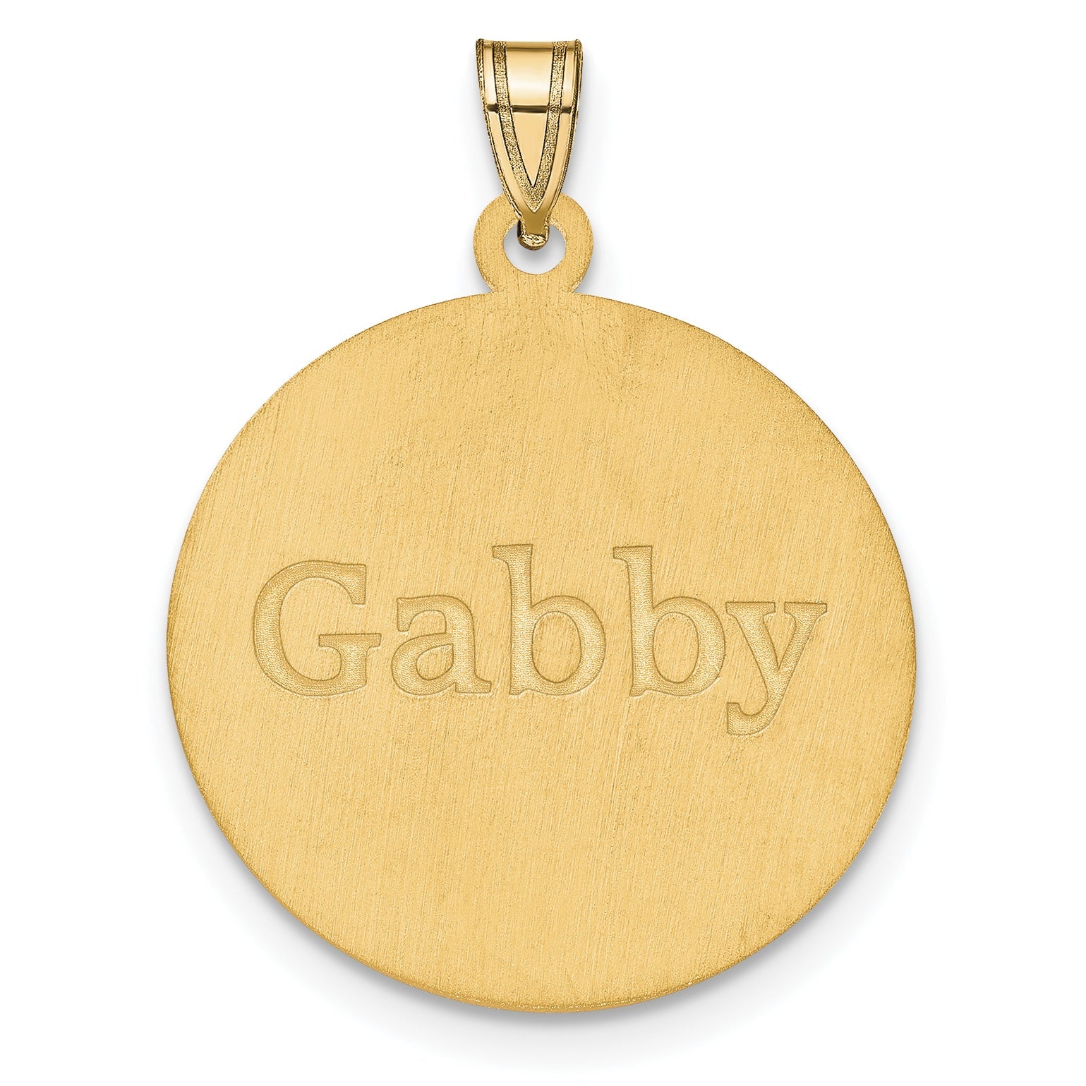 Gold Plated Sterling Silver/Gold Personalized Soccer Pendant