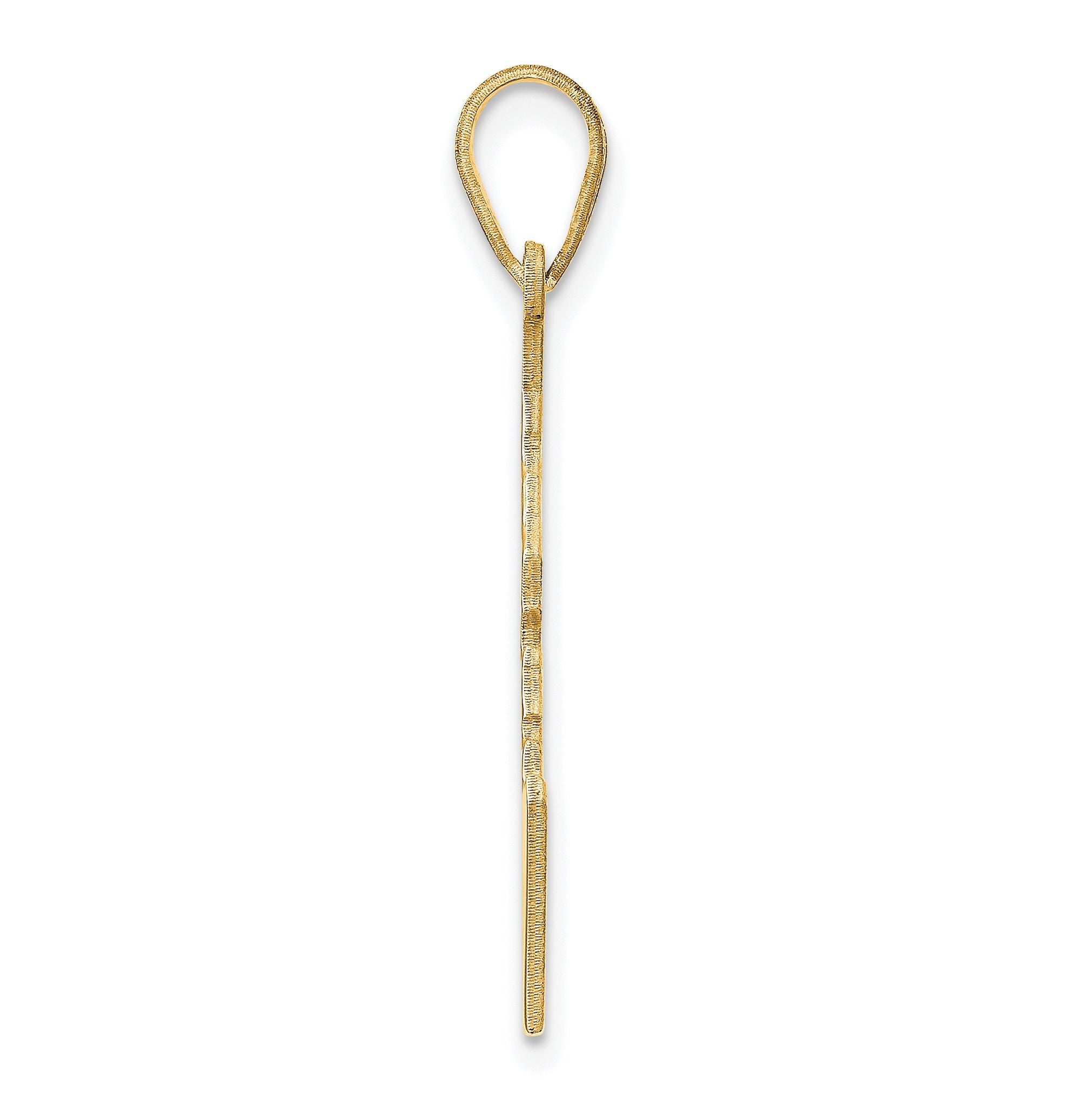 14K Yellow Gold 14Ky Idaho State Pendant