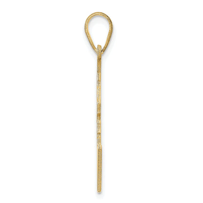 14K Yellow Gold 14Ky Idaho State Pendant