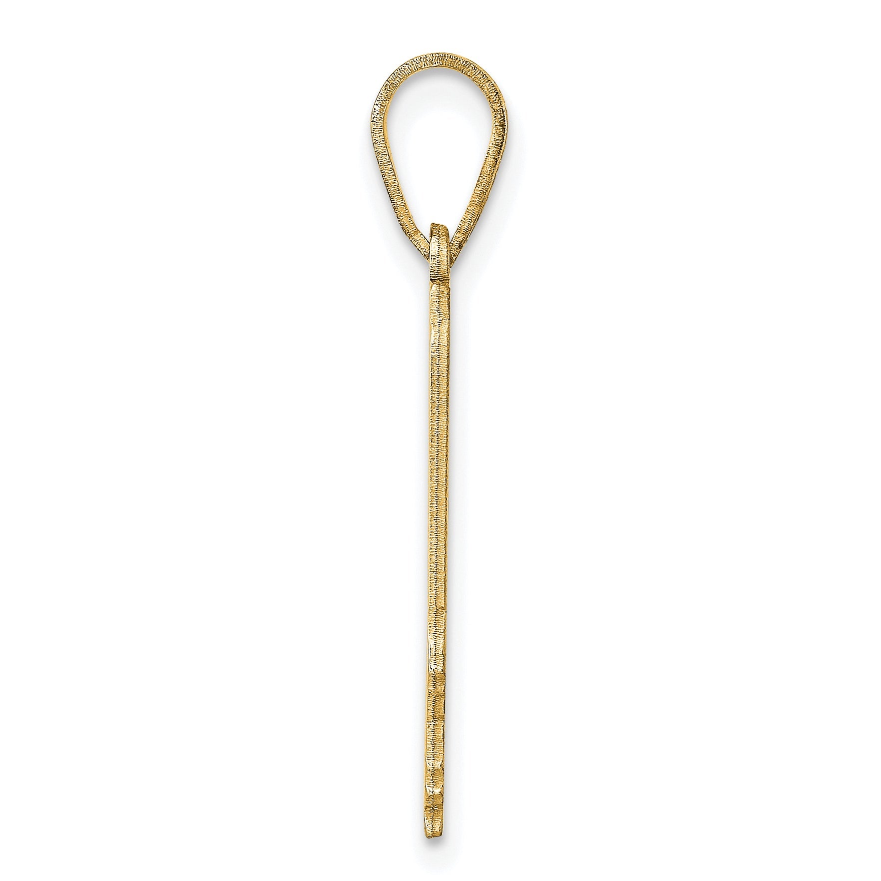 14k Yellow Gold 14KY Illinois State Pendant