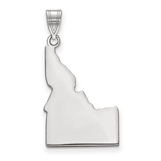 14K White Gold 14Kw Idaho State Pendant