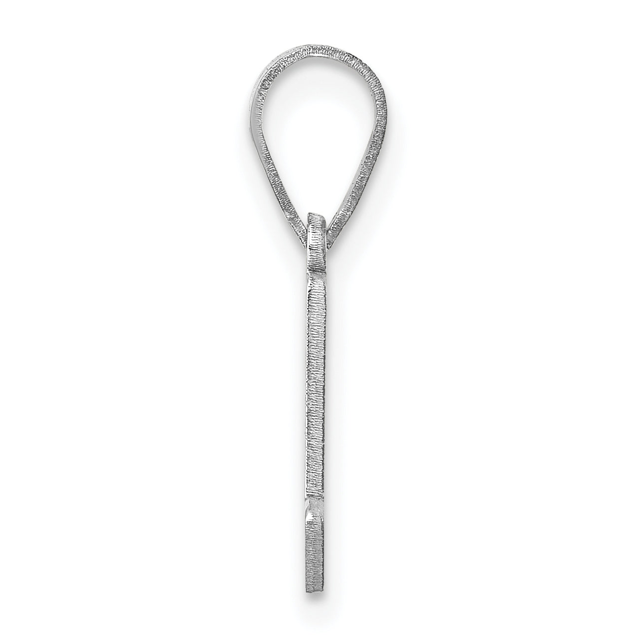 Sterling Silver Silver/Rhodium Plated Maryland State Pendant