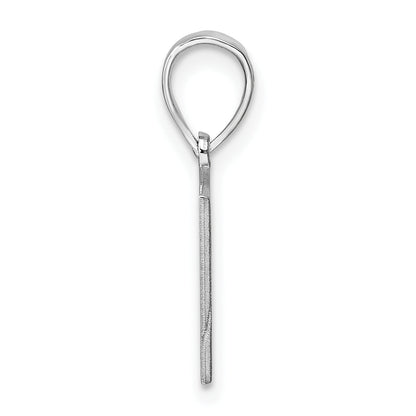 14K White Gold 14Kw Montana State Pendant