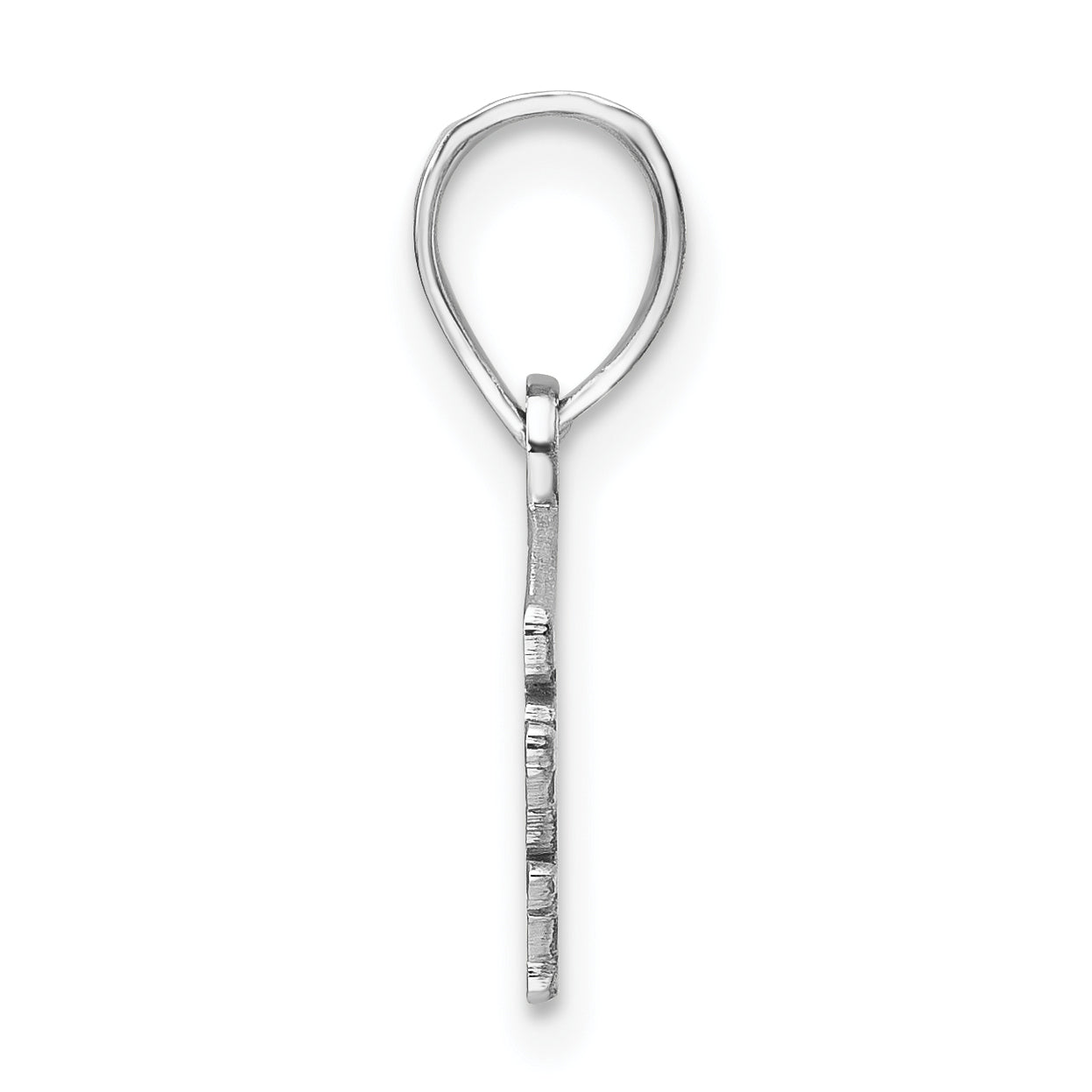 14k White Gold 14KW North Carolina State Pendant