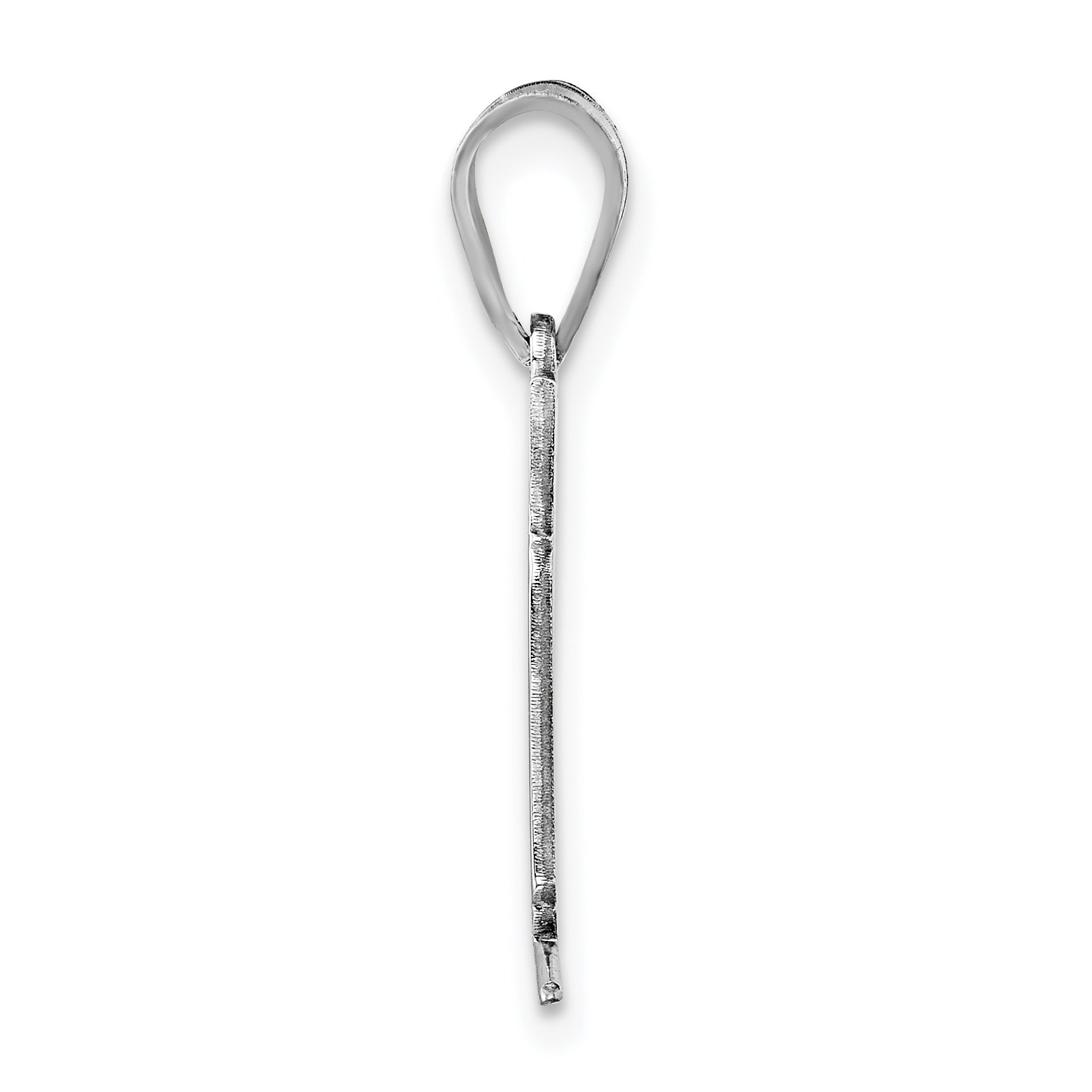 14k White Gold 14KW New York State Pendant