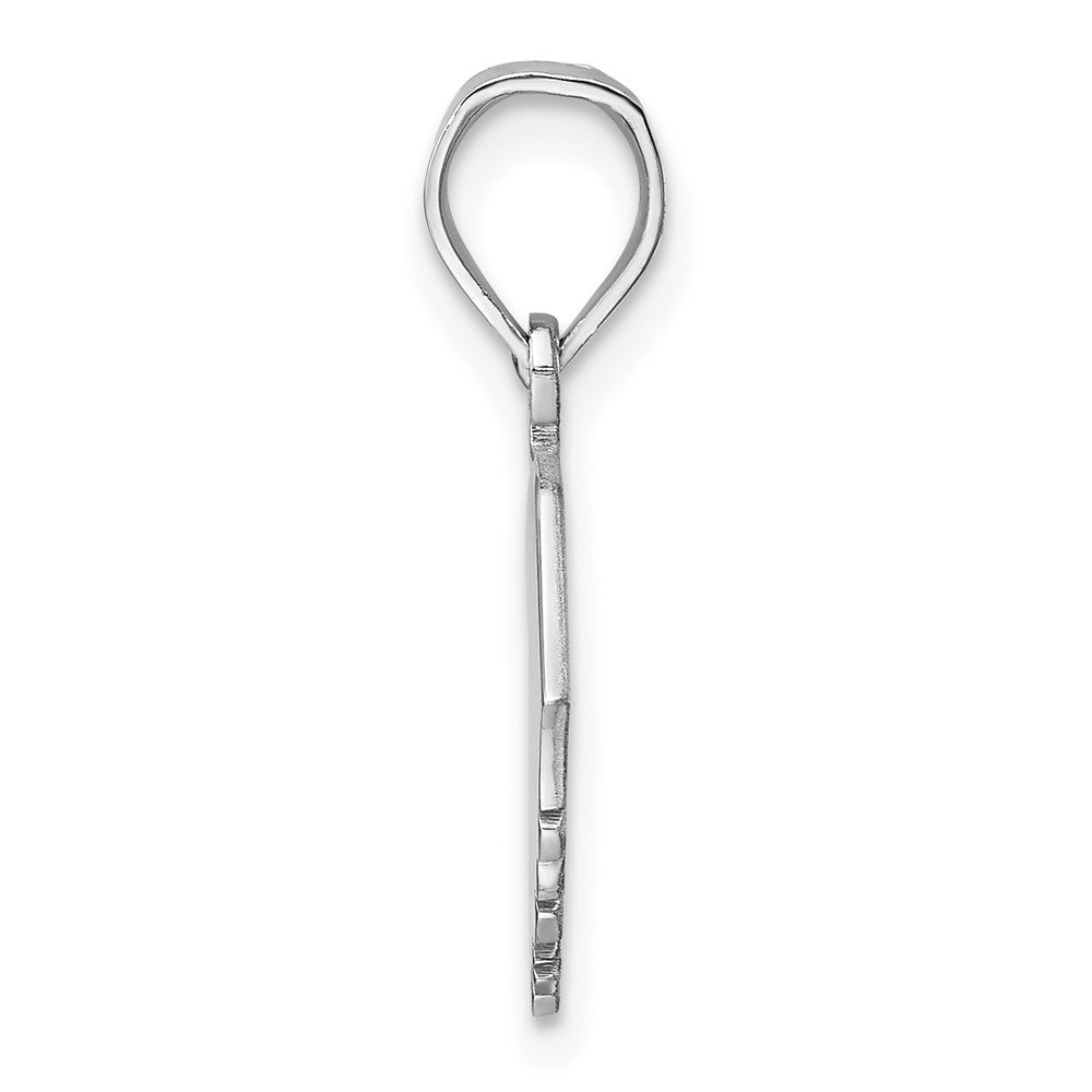 14K White Gold 14Kw South Carolina State Pendant