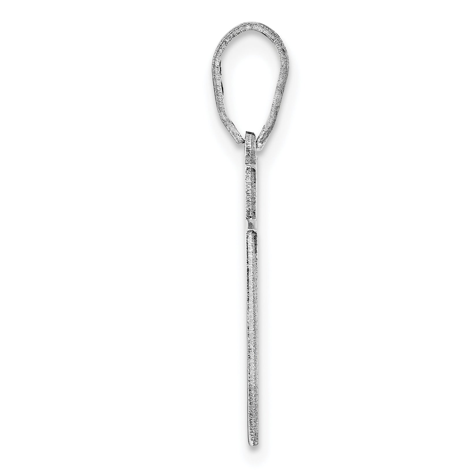 Sterling Silver Silver/Rhodium Plated Utah State Pendant