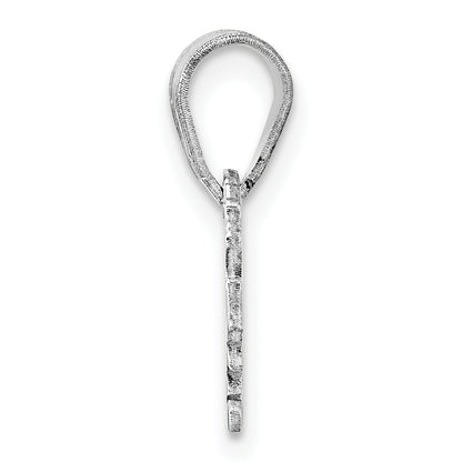 14K White Gold 14Kw Virginia State Pendant