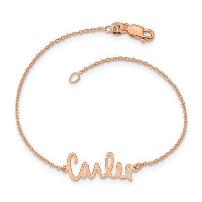 14K Rose Gold Signature Bracelet