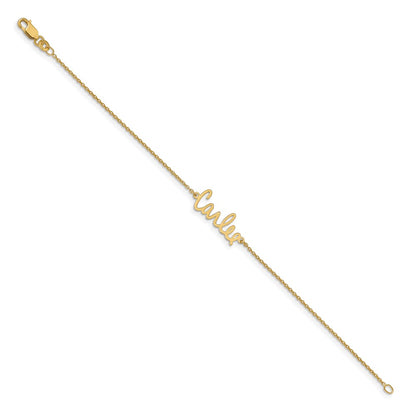 14K Yellow Gold Signature Bracelet